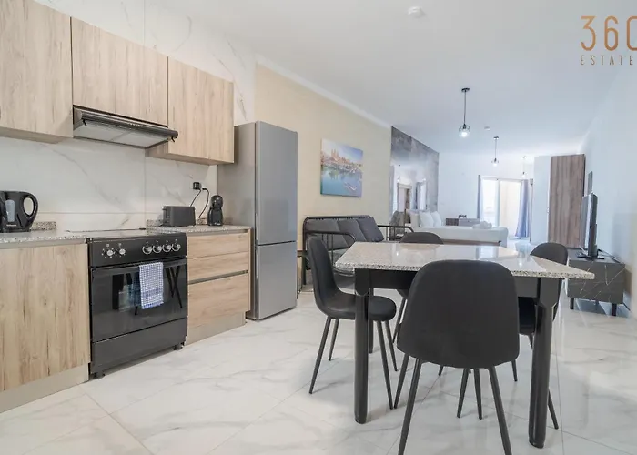 Appartement Spacious 1br With Comfortable Bed With Wifi & Ac Żabbar